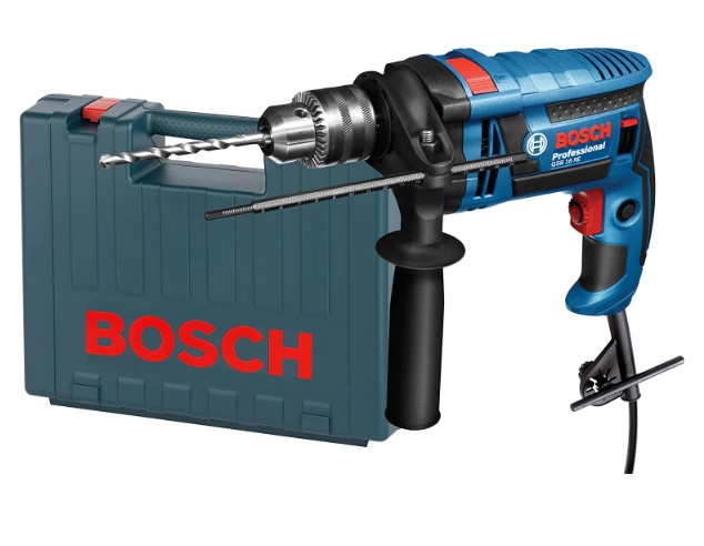 Bosch GSB 16 RE Professional Impact Drill – Heavy Duty Drill Machine with Reverse Function for Concrete, Steel, and Wood Applications